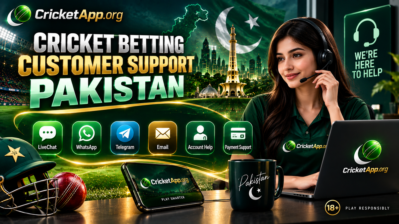 Cricket Betting Customer Support Pakistan